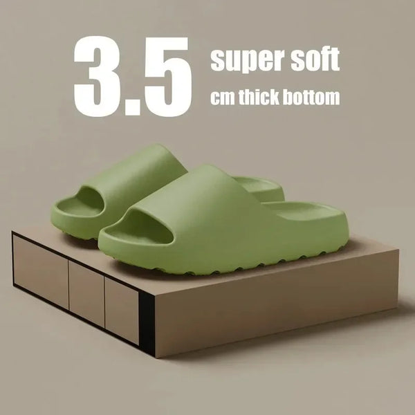 Coconut Cloud Comfort Slides