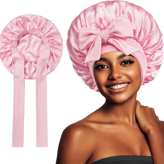 Satin Sleep Bonnet for Women