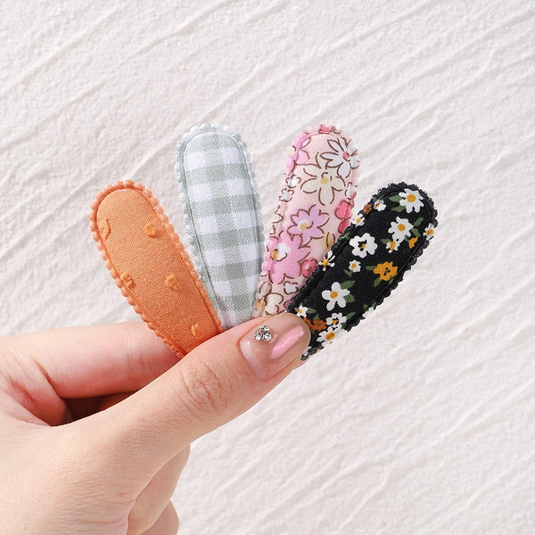 Stylish Cotton Hair Clips for Kids